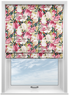Lucy, Fuchsia - Roman Blind